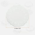 thumbnail image 2 of Uxcell 150pcs Lace Paper Doilies 4.5 Inch White Round Disposable Decorative Paper Placemats Hollow Flower Absorbing Papers for Cakes Desserts Food Decoration Wedding Birthday, 2 of 7