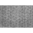 thumbnail image 2 of Addison Rugs Mayfield Washable Transitional Floral Gray Rectangle Rug, 1'8" x 2'6", 2 of 5