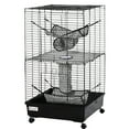thumbnail image 4 of Small Animal Habitat Pet Play House w/ Wheels Hammocks Tunnels, 4 of 11