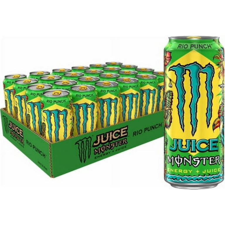 2X - Juice Monster Rio Punch Energy Drink Can - Walmart.com