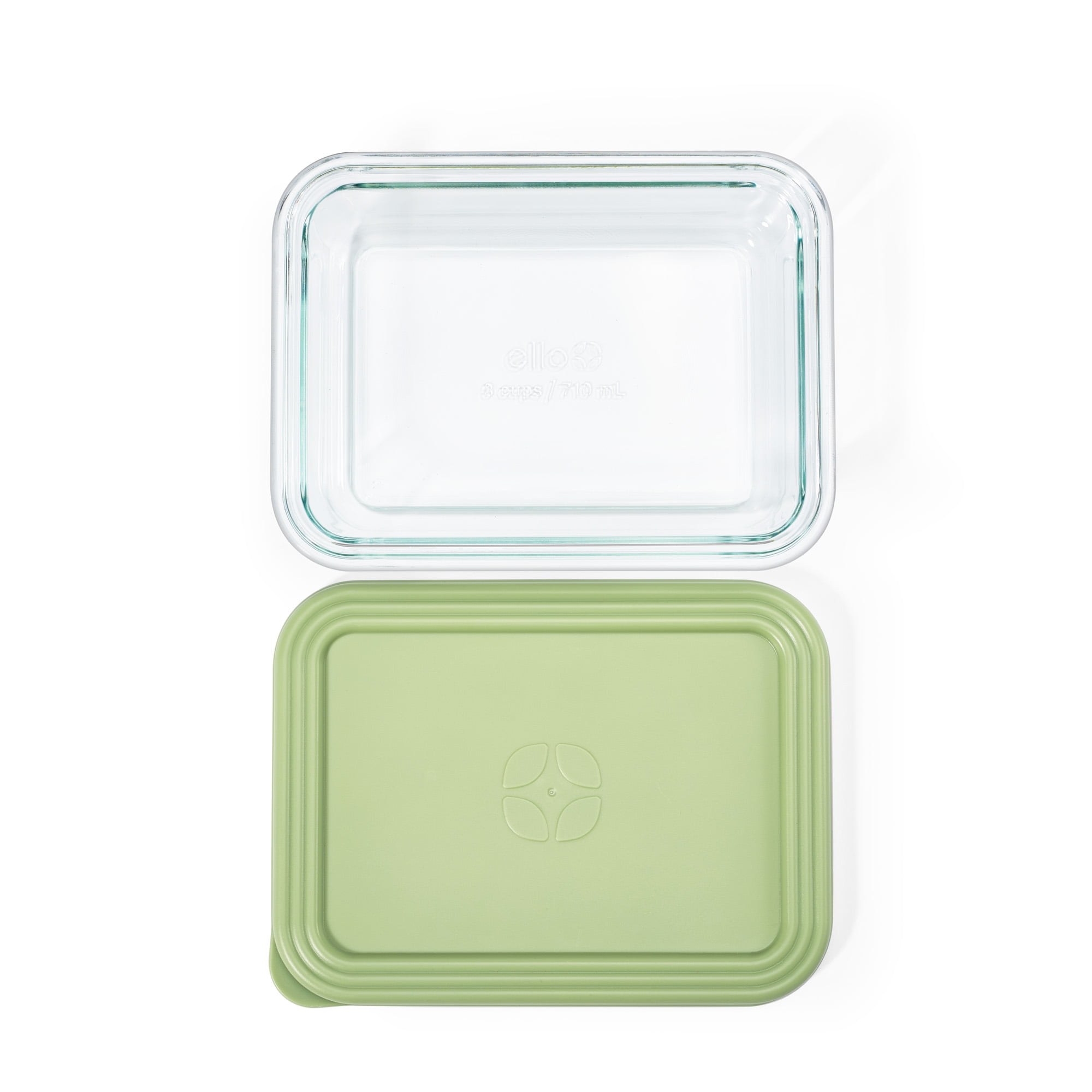 Ello Everyday 3 Cup 10 Piece Glass Nesting Meal Prep Set