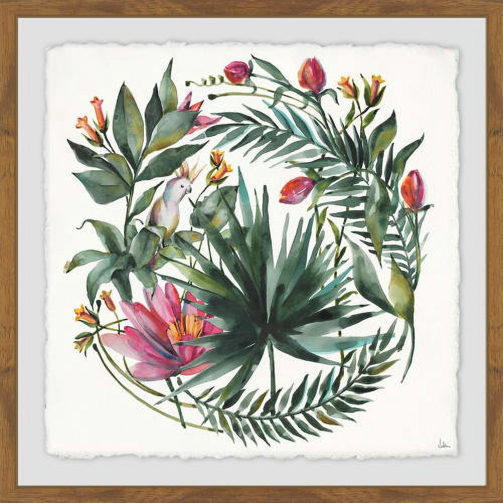Fanciful Foliage Framed Painting Print