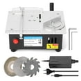 thumbnail image 2 of Mini Table Saw Electric Desktop Saw Woodworking Bench Lathe Cutter Machine Household DIY Cutting Tool 7-Speed Adjustable, 2 of 7