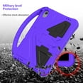 thumbnail image 5 of Allytechgroup Kids Case for Lenovo Tab M10 FHD Plus (2nd Gen) 10.3 TB-X606F, EVA Shockproof Heavy Duty Case with Foldable Kickstand / Handle, Full body Protective Kids Friendly Case, Purple, 5 of 7