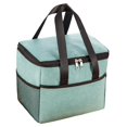 thumbnail image 2 of Large Insulated Lunch Bag, Cooler Lunch Bag, Portable Cooler Bag, Tote Bag with Pockets, 9.5X8X7 in Durable Zippered Thermal Bag with Mesh Side Pockets, Easy Carry Handbag for, 2 of 6