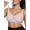 Pink, variant on Qylux Wireless Bras for Women - No Underwire Push Up, Supportive Full Coverage, Seamless Crossover Bralette, Comfort Lift Everyday Bra,Nude,(M-3XL)