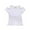 White, variant on Baby Girls & Toddler Girls Solid Short Sleeve T-Shirts, Sizes 9M-2T