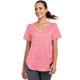 thumbnail image 4 of Camisa de entrenamiento Alovien de manga corta, holgada, para mujer, 4 of 7