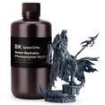thumbnail image 1 of Impresora 3D de resina ELEGOO 8K, lavable con agua, 1000 g, color gris espacial, 1 of 6
