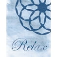 thumbnail image 2 of Gibbons, Lauren 12x14 Gold Ornate Wood Framed with Double Matting Museum Art Print Titled - Relax Blue Spa 2, 2 of 4