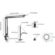 thumbnail image 5 of Overhead Phone Mount With Ring Light, Flexible Articulating Phone Arm Stand Compatible With Iphone, Logitech Webcam, Desk Tripod For Youtube Live Stre, 5 of 5