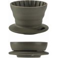 thumbnail image 1 of vandroop Goutteur à Café Pliable, Cafetière Portable en Silicone, Réutilisable (1-2 Tasses) (Vert), 1 of 6