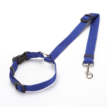 Kitten Retractable BackSeat Safety Safety Belt Lead Leash Dog Leash Car Seat Belt Pet Seatbelt Leash Pet Accessories Dog Collar BLUE