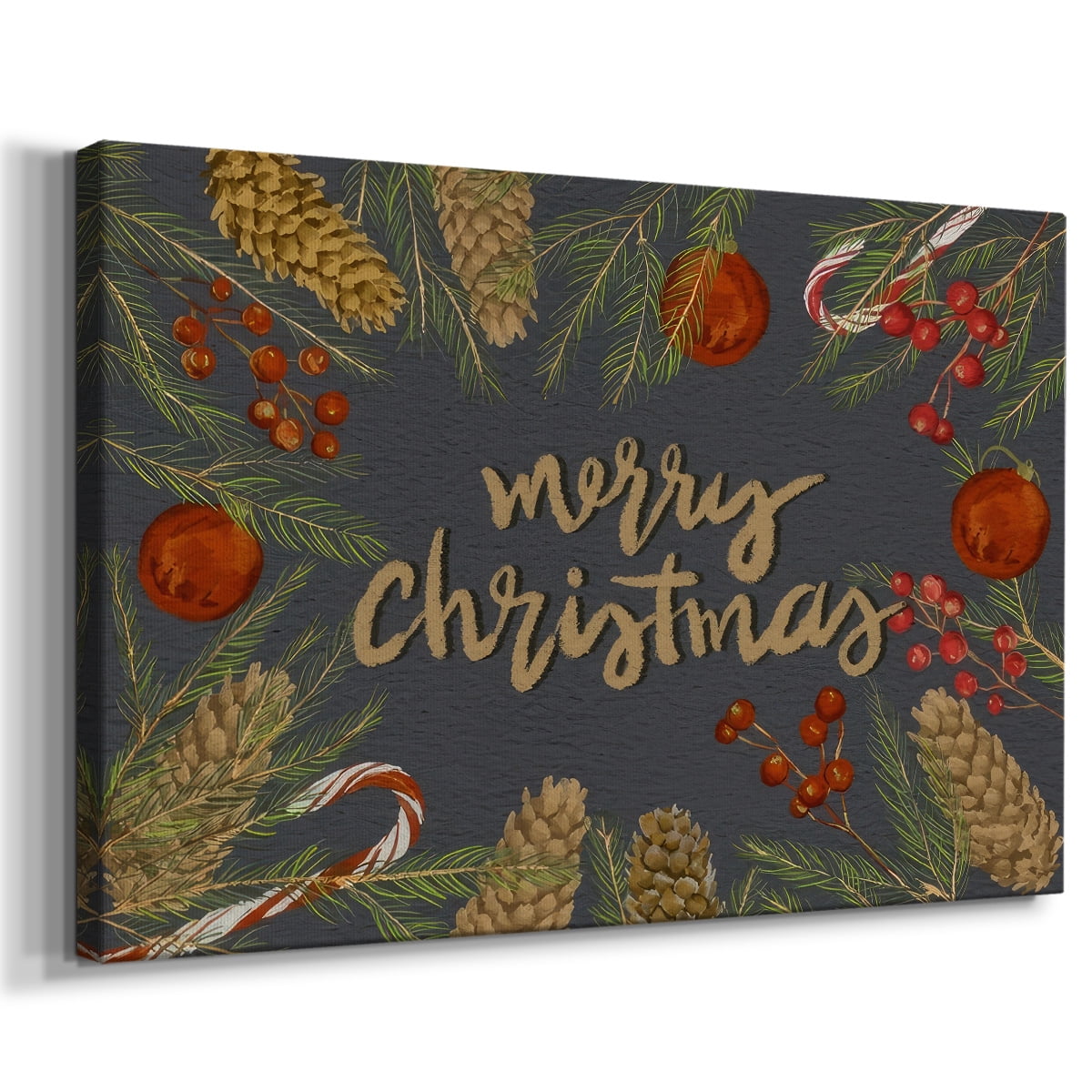 Holiday Sentiment I- Gallery Wrapped Canvas