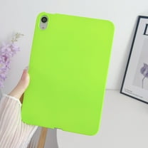 Allytechgroup iPad mini Case 1 2 3 4 5, Ultra Slim Thin Lightweight Soft Silicone Back Shell Bumper Shockproof Protective Case Cover for Apple iPad Mini 1st 2nd 3rd 4th 5th Gen 7.9", Fluorescentgreen