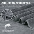 thumbnail image 3 of Jessy Home 4 Pack Oversized Bath Sheet Towels 700 GSM Ultra Soft Dark Gray Bath Towel Set, 3 of 8