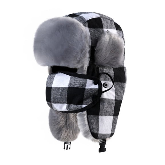 Hats for women Thick Cotton Lei Feng Hat Ear Protection Cold Proof Winter Cap
