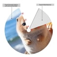 thumbnail image 2 of Lsque Cute Guinea Pig Sea Print Christmas Tree Skirt, Tree Skirt with Ties or Velcro, Perfect for Holiday Decorations, Halloween, and New Year-36", 2 of 7