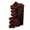 dark brown, variant on Collectible 1:12 Victorian Doll House Screen Cabinet Model Figurine Handcrafts Furniture With LED Display Scene Props
