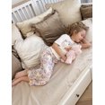 thumbnail image 4 of Arshiner Girls Pajama Set 3 Piece Short Sleeve Sleepwear Summer Soft Cute Pjs Outfits, 4 of 6