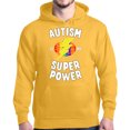 thumbnail image 1 of Shop4Ever Men's Autism Is My Super Power Autism Awareness Hooded Sweatshirt Hoodie, 1 of 5
