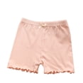 thumbnail image 2 of Bueautybox Girls' Cotton Lace Briefs Kids Girl Solid Color Soft Elastic Safety Shorts Underpants, 2 of 7
