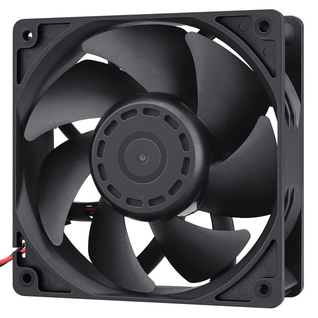 Gdstime Doble Rodamiento De Bolas Gran Flujo De Aire Presión De Alta Velocidad 4500 Rpm 12038 12 Cm 120 Mm X 38 Mm 5 Pulgadas 12 V Cc Ventilador De Refrigeración