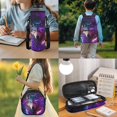 thumbnail image 3 of Bulopur Boys Cool 17 Inch Backpack Set, 4 Piece Galaxy Wolf Print School Bookbag with Lunch Box, Water Bottle Holder and Pencil Case, Kids School Bag for Elementary, 3 of 8