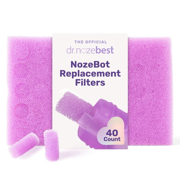 Filtros de repuesto para el aspirador nasal Dr. Noze Best NozeBot