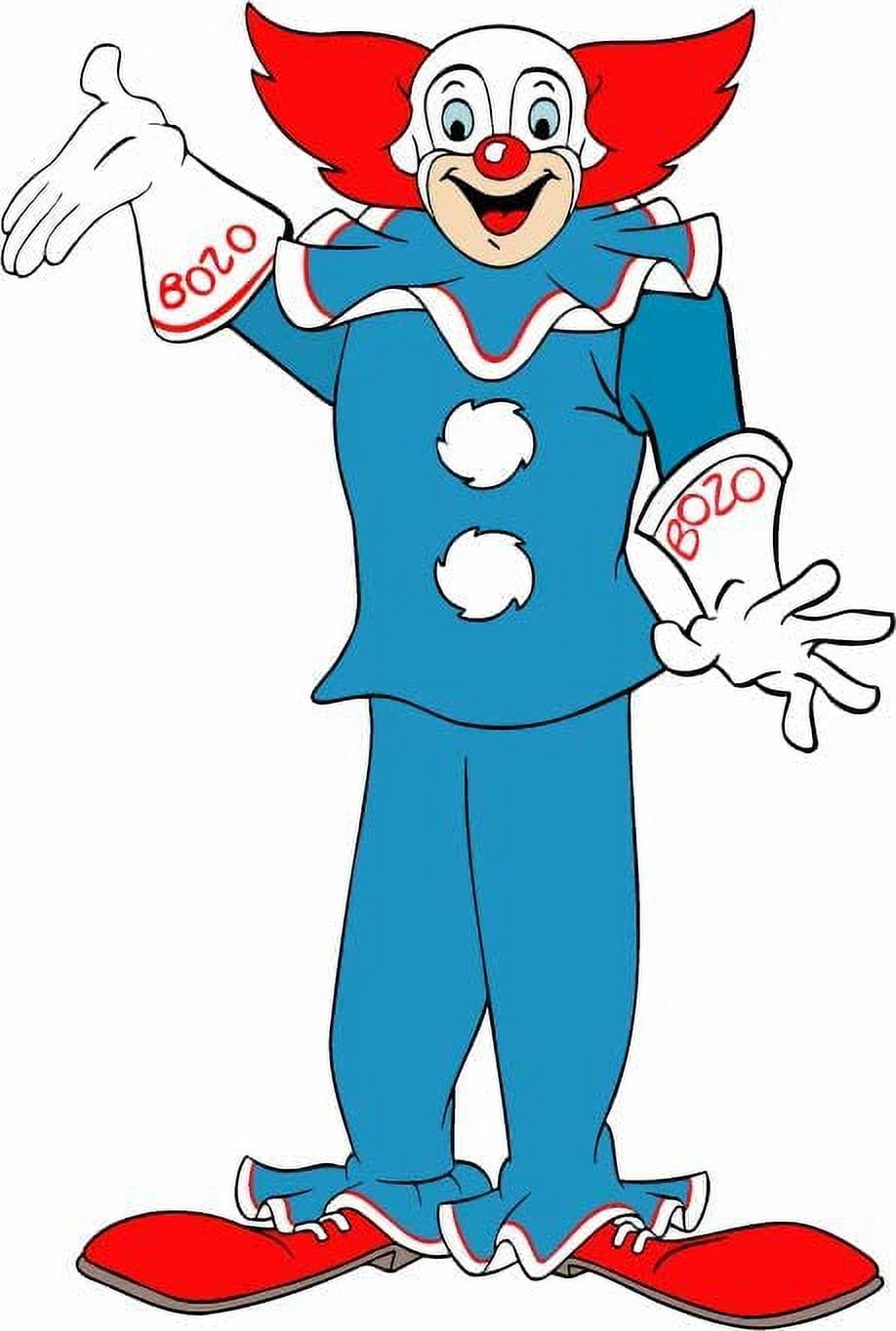 WARM FUZZY Toys Bozo The Clown Bucket Bonanza Grand Prize Game - Yard Games Pong Set with 6 Durable Buckets, 1 Vinyl Strip and 2 Balls, Cup Pong Throwing Game for Beach, Camping, Lawn and Backyard