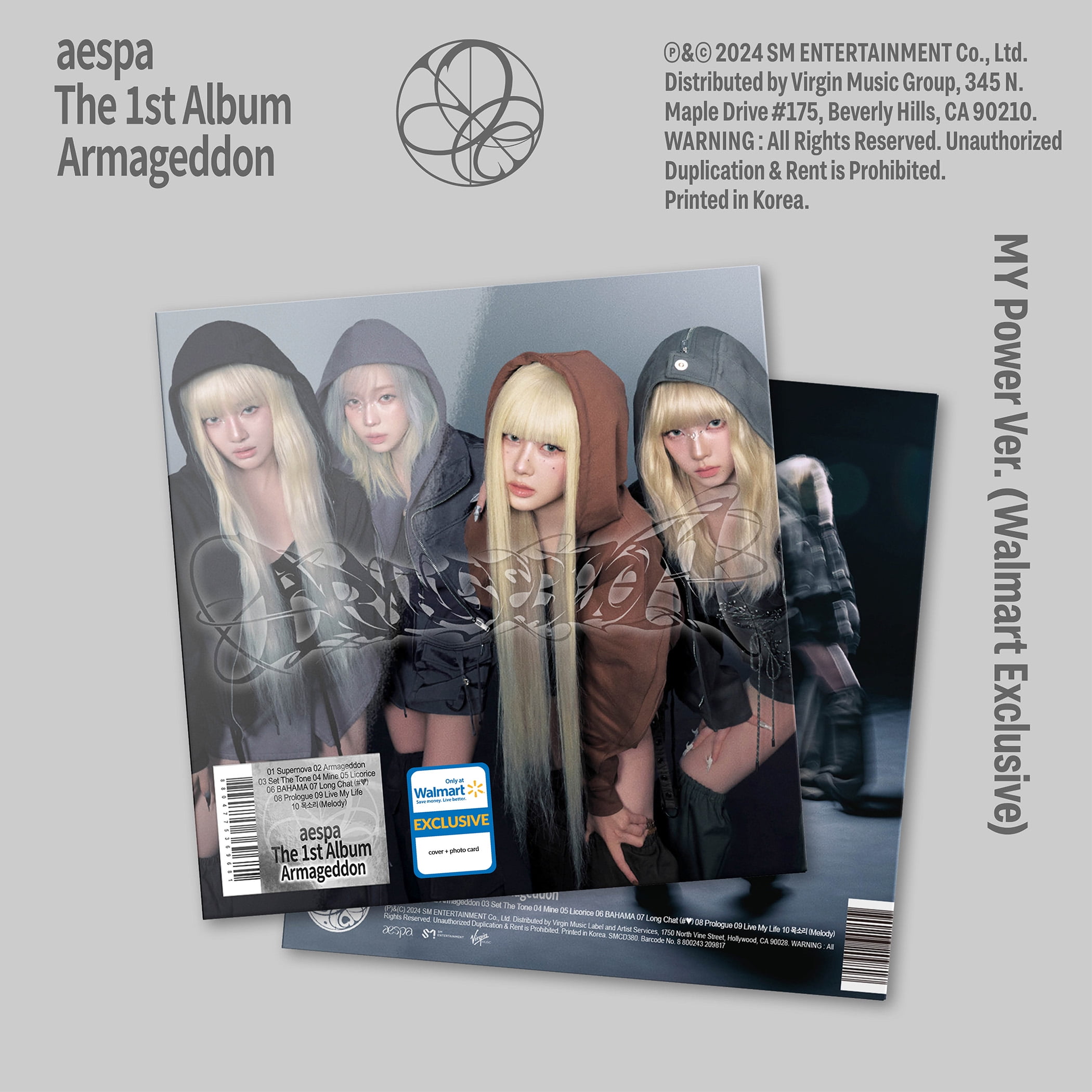 Aespa - My World - The 3rd Mini Album (Poster version Aespa - My World - The 3rd Mini Album (Poster version