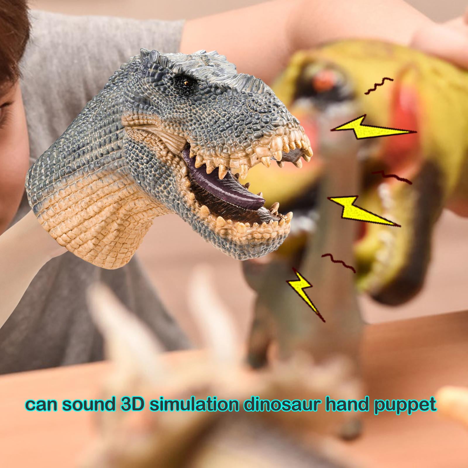Cheers Finger Dinosaur Simulation Intéressant Réaliste Dinosaure Jeu De  Rôle Main Marionnette Doigt Gant Jouet pour Cadeau 