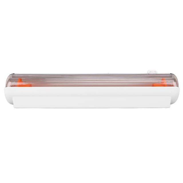 Dispensador de PlásStico para Envolver Alimentos, Cortador de Ventosa Con Caja de Almacenamiento de Cuchillas, Herramienta de Cocina Fácil de Usar Para Film Transparente y