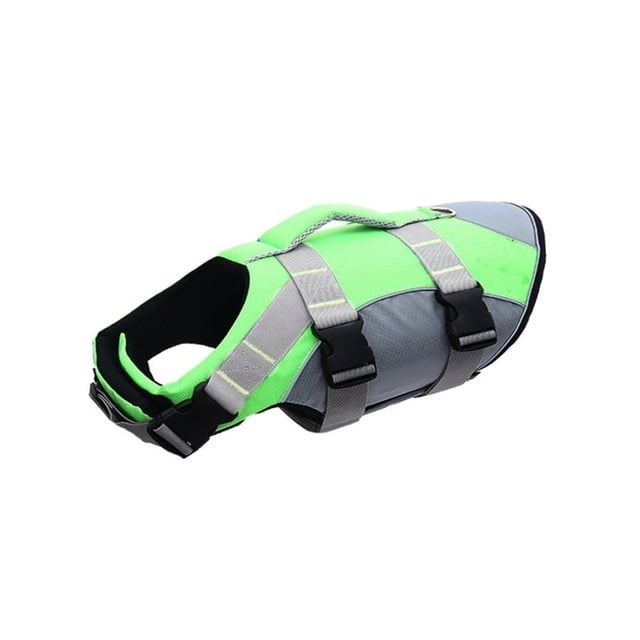 Dog Life Jacket and Life Vest Reflective Pet Safety Coat Adjustable Dog Swimsuit Rescue Handle Ripstop Safety Swimsuit for Small to Large Dog
