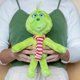 thumbnail image 3 of Juguete de peluche Grinch, animal de peluche Grinch navideño de 12,6 pulgadas, regalos de muñecos de peluche para cumpleaños de niños, Año Nuevo (grinch con bufanda), 3 of 5