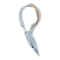 Unique Bargains 1 Pc Headband Ribbon Satin Hair Accessories for Women Purple