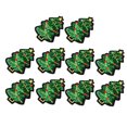 thumbnail image 3 of 10 Pcs Adorables Paillettes Broderie Arbre de Noël Patchs à Repasser, 3 of 9