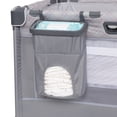 thumbnail image 6 of Baby Trend Nursery Den Playard with Dome Napper, Changing Table & Diaper Stacker in Madrid Plaid, 6 of 10