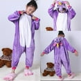 thumbnail image 3 of Kids Onesie Flannel Pajamas Cartoon Animal Figure Costume With Hood Winter Home Suit For, 3 of 5