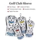 thumbnail image 5 of Naiovety 1 Juego de cubierta de Golf de dibujos animados, juego de cabeza de Golf decorativa exquisita para adultos, cubiertas de cabeza de Golf de PU Golf tipo 5 Naiovety OD019682-05, 5 of 6