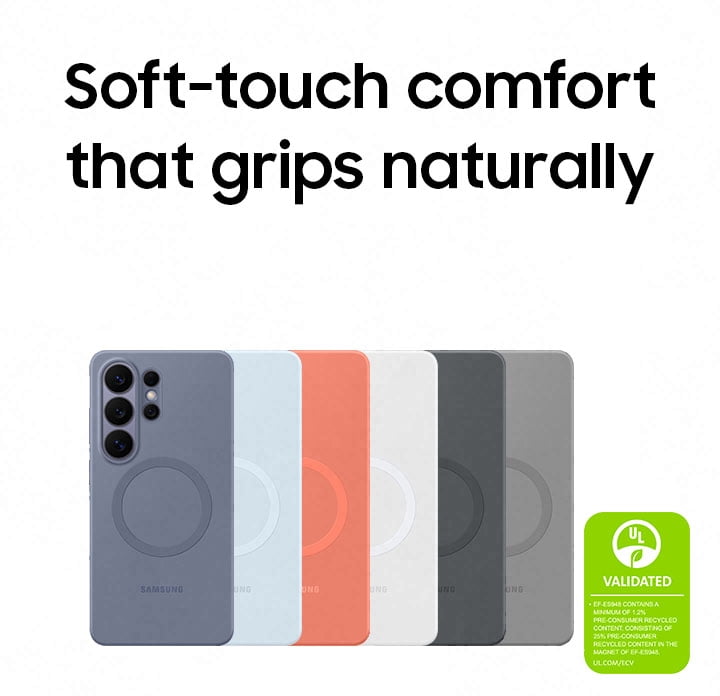 Samsung S26 Ultra Silicone Magnet Phone Case, Blue Violet
