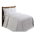 thumbnail image 5 of Better Trends BSRIQUWH Couvre-Lit Grand Rio, Blanc - 102 Po, 5 of 5