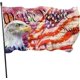 thumbnail image 1 of Bandera de primavera con diseño de pájaros y flores, de 90 x 150 cm, resistente a la decoloración, ideal para exteriores e interiores, ideal para jardín, casa, decoración del hogar, con doble costura, 1 of 6
