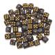 thumbnail image 2 of 50 dados de seis caras con esquinas redondeadas de 16 mm para juegos de rol y accesorios. Negro, 2 of 9