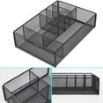 thumbnail image 4 of Stainless Steel 3 In 1 Kitchen Cleaning Shelf, Wall Mounted Draining Storage Box, Multi Functional Holder For Brushes, Sponges And Detergent, Space Saving Organizer, Rust Resistant, Easy To Install, 4 of 8