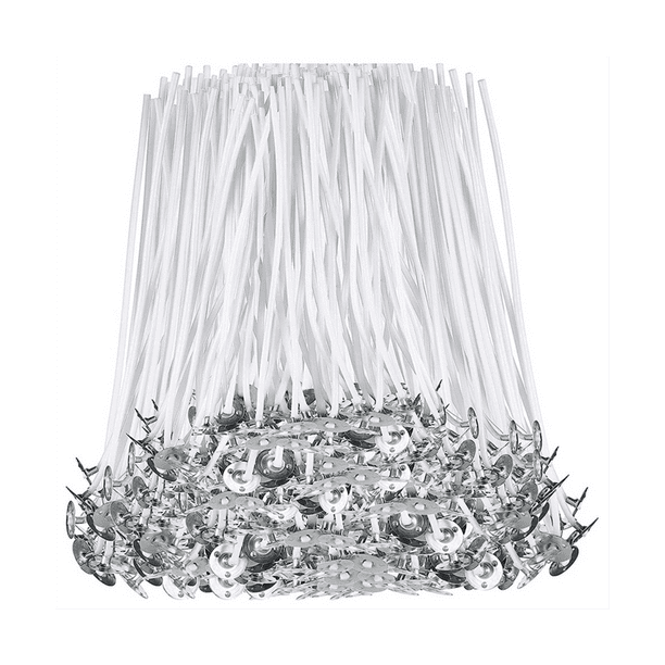 ckepdyeh 1000 Pieces Cotton Candle Wick 6inch Pre Waxed Candle Wicks
