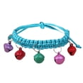 thumbnail image 2 of Walbest Pet Collar and Woven Rope Combo Jingle Bell Dog Collar Pulling Leash Rope Strap for Daily Use Outdoor Supplies Pet Gift, 2 of 6