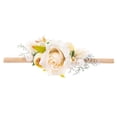thumbnail image 2 of Cintas Para El Pelo De Bebé, Diademas De Nailon Con Flores Para Niña Pequeña, Corona De Flores Artificiales, Diademas Para Bebé, Envoltura Para La Cabeza De Fotografía Para Niñas Recién Nacidas seitruly BA001512-04, 2 of 6