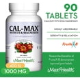 thumbnail image 2 of Maxi Health Calcium Magnesium with Vitamin D3 & Boron – Supports Bone & Muscle Health – 90 Tablets, 2 of 9