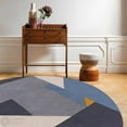 thumbnail image 7 of Tufted Area Rug 10X10, Geometric design, Wool Rugs, Bed, Living room, Round Carpet, 7 of 7